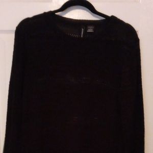 🌟3/$10🌟 Black Transparent Knit Sweater